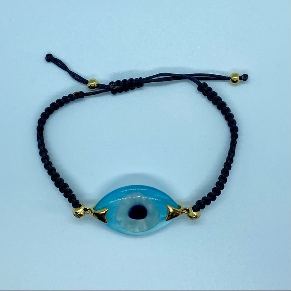 ✨Luxury 14K Gold Plated Evil Eye Bracelet (Unisex) - Picture 3 of 5
